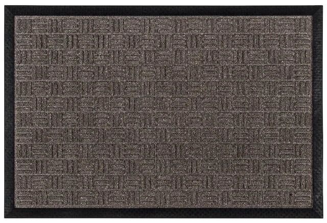 Main image of Doortex Ribmat Entrance Mat, Brown 24" x 36"