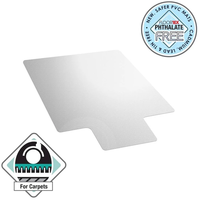 Main image of AntiStatic Vinyl Lipped Chair Mat for Carpets up to 3/8" 36" x 48"