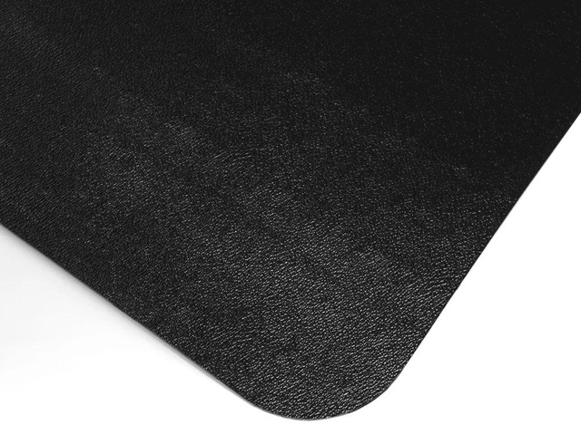 Main image of Black Vinyl Rectangular Chair Mat for Carpets 48" x 60"