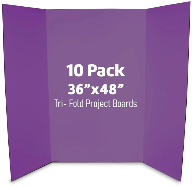 Main image of 36 X 48 1 Ply Purple Project Board Pack Of 10