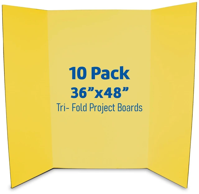 Main image of 36 X 48 1 Ply Yellow Project Board Pack Of 10