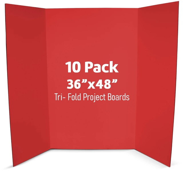 Main image of 36 X 48 1 Ply Red Project Board Pack Of 10