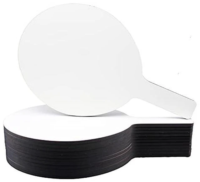 Main image of Oval Dry Erase Answer Paddle Class Pack Of 12