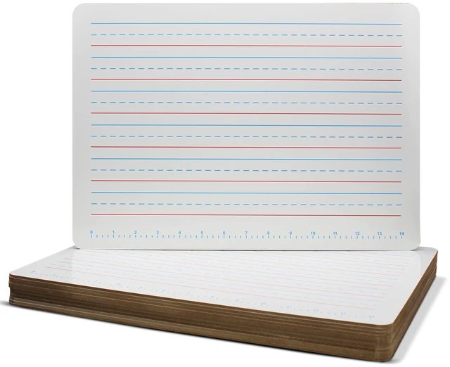 Main image of 11 X 16 Primary Handwriting Dry Erase Board Class Pack 12