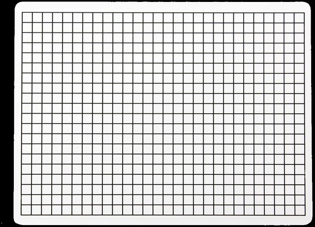 Main image of 9 X 12 Two Sided 3/8" Squares Grid Board 12 Pack