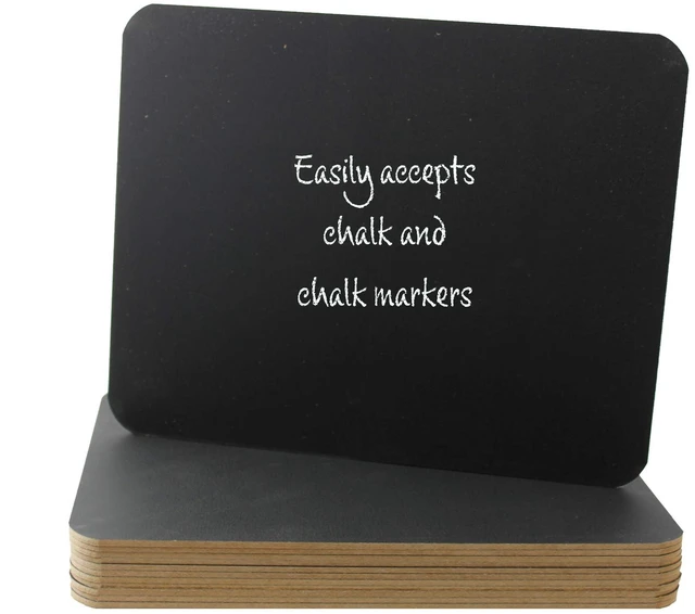 Main image of 9.5 X 12 Black Chalkboard Pack Of 12