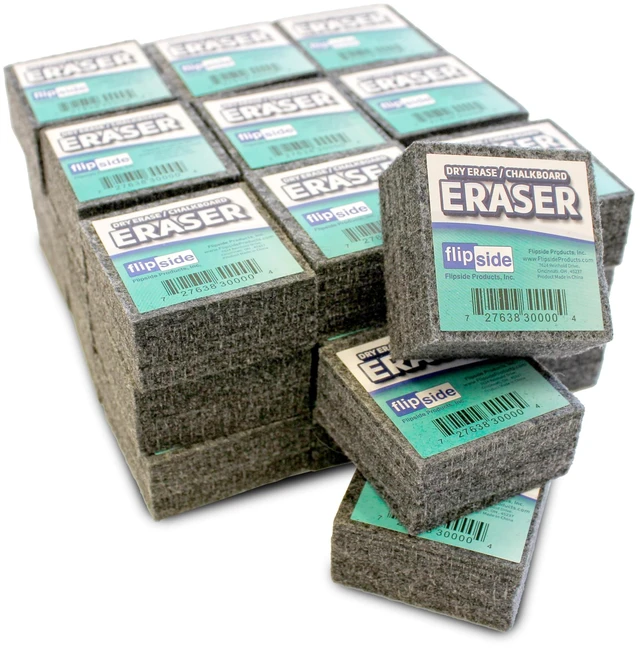 Main image of Dry Erase/Chalkboard Student Eraser Class Pack Of 30