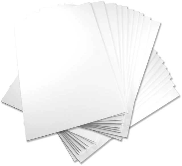 Main image of 8 X 10 3/16 White Foam Board Pack Of 25