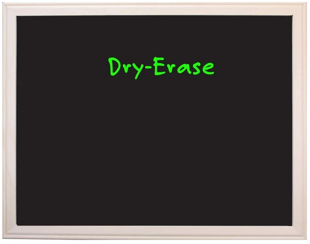 Main image of 24 X 36 Wood Framed Black Dry Erase Board