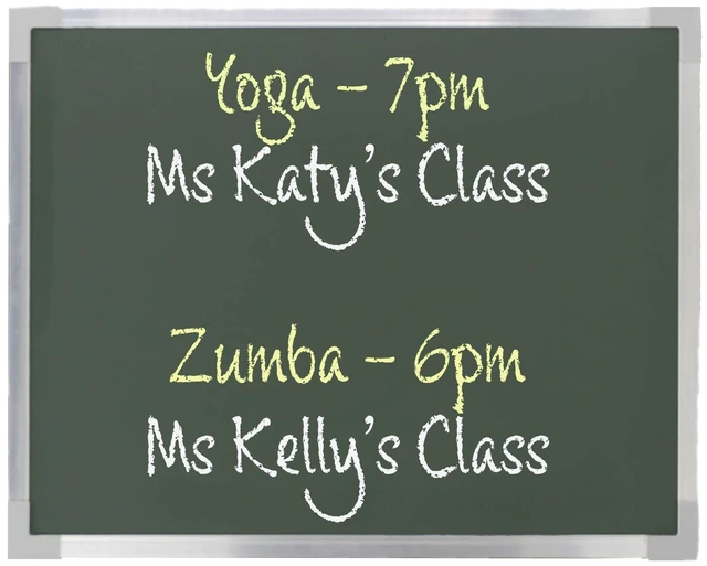 Main image of 18 X 24 Aluminum Framed Green Chalkboard