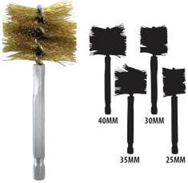 Alt view image 2 of 8 - 25mm-40mm Brass Bore Brush Set
