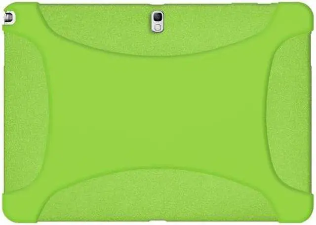 Alt view image 3 of 4 - Amzer Silicone Skin Fit Jelly Case Cover For Samsung GALAXY Note 10.1 2014 Edition/ SM-P6000/ 10.1 SM-P601- Green