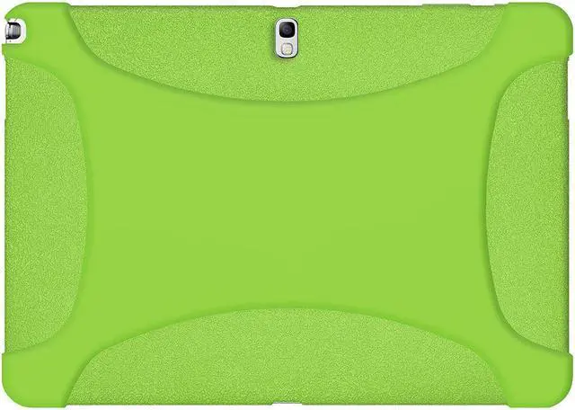 Alt view image 4 of 4 - Amzer Silicone Skin Fit Jelly Case Cover For Samsung GALAXY Note 10.1 2014 Edition/ SM-P6000/ 10.1 SM-P601- Green