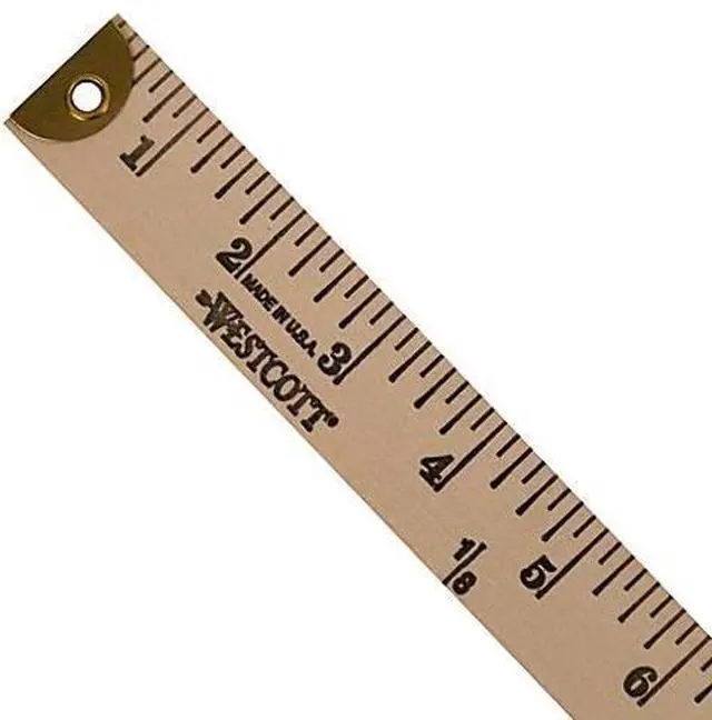 Alt view image 6 of 13 - Westcott Wood Yardstick with Metal Ends 36" 10425