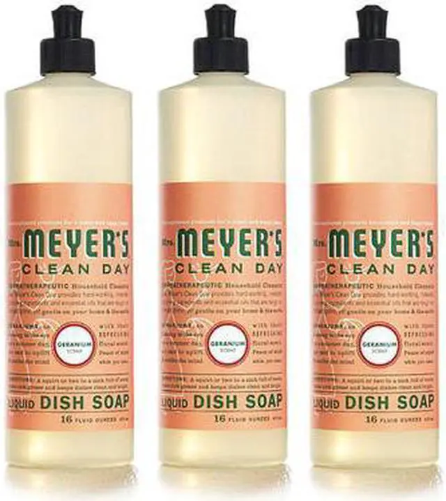 Main image of Mrs. Meyer's Liquid Dish Soap Geranium 16 oz