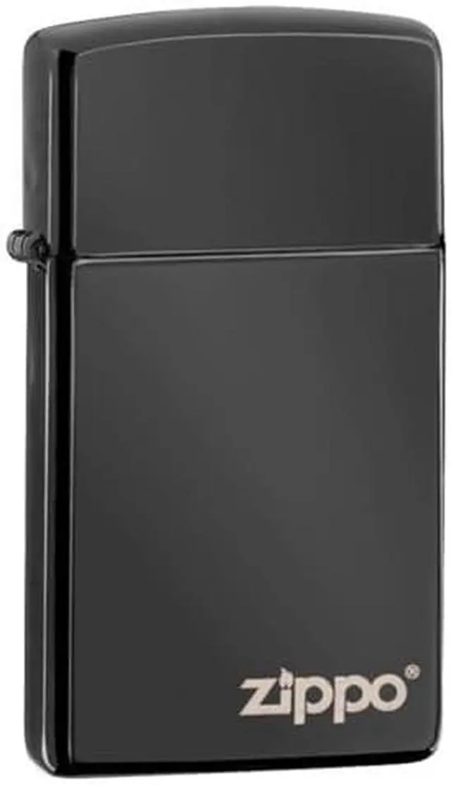 Alt view image 3 of 5 - Zippo Slim Ebony w/Zippo 28123ZL
