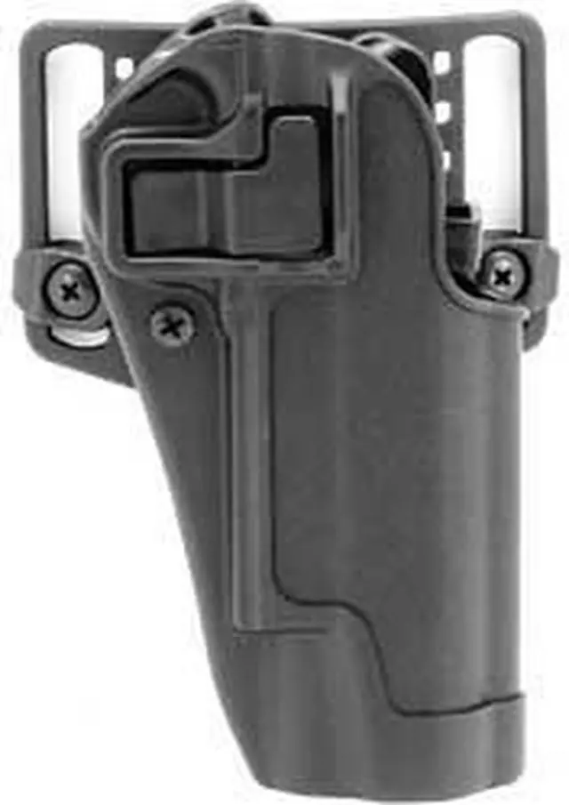 Alt view image 5 of 15 - BlackHawk 410503BK-R CQC Serpa Holster Black R/H Colt Government 1911 & Variants