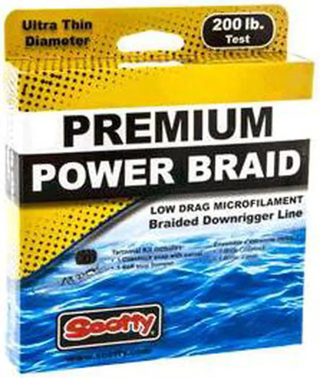 Main image of Scotty Power Braid Dwnrggr Lne,200lb Test,300 ft spool,w/Kit