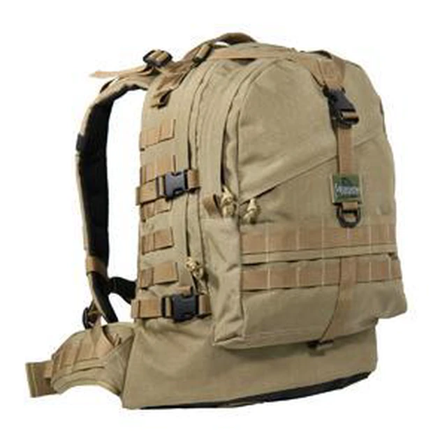 Alt view image 2 of 17 - Maxpedition Vulture II Backpack Khaki Soft 20.5"X16"X7.5" 0514K