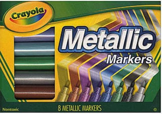 Crayola Metallic Markers Assorted 8/Set 588628 