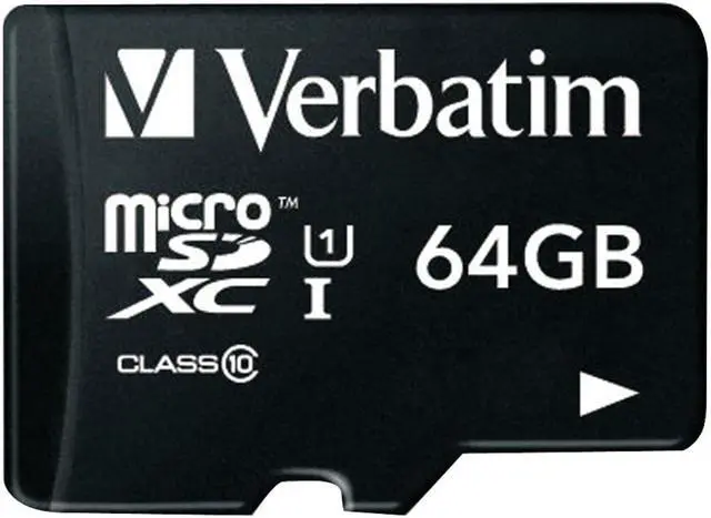 Main image of VERBATIM 44084 64GB Class 10 microSDXC(TM) Card with Adapter