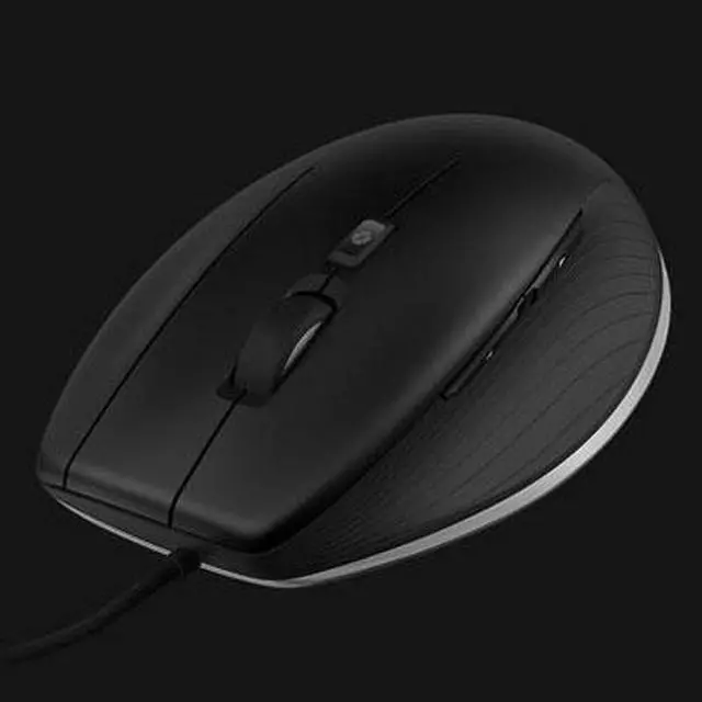 Alt view image 2 of 7 - CadMouse by 3D Connexion USB Mouse for CAD Pros - Matte Black (3DX-700052)