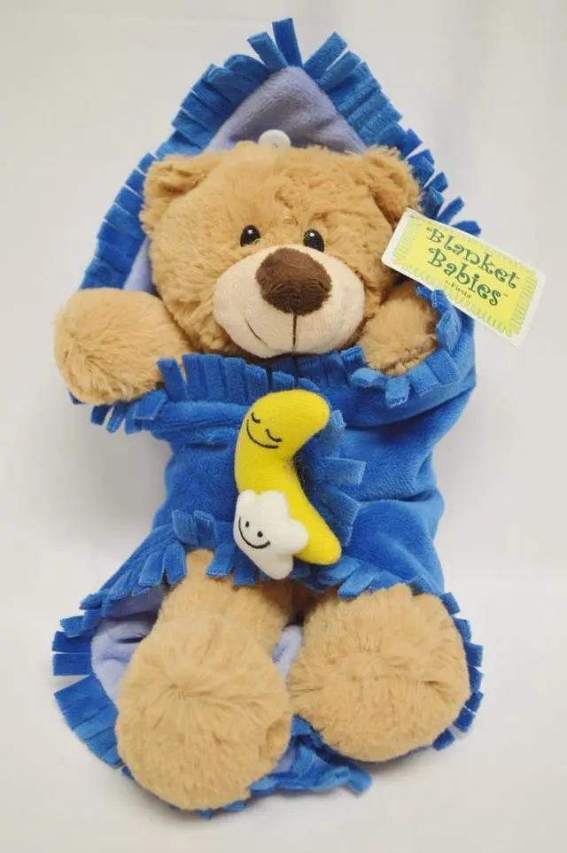 Main image of Brown Bear Blanket Babies 11" by Fiesta