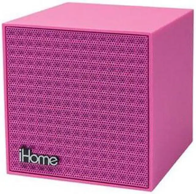 Alt view image 4 of 11 - iHome iBT16PPC Mini Speaker Cube (Pink)