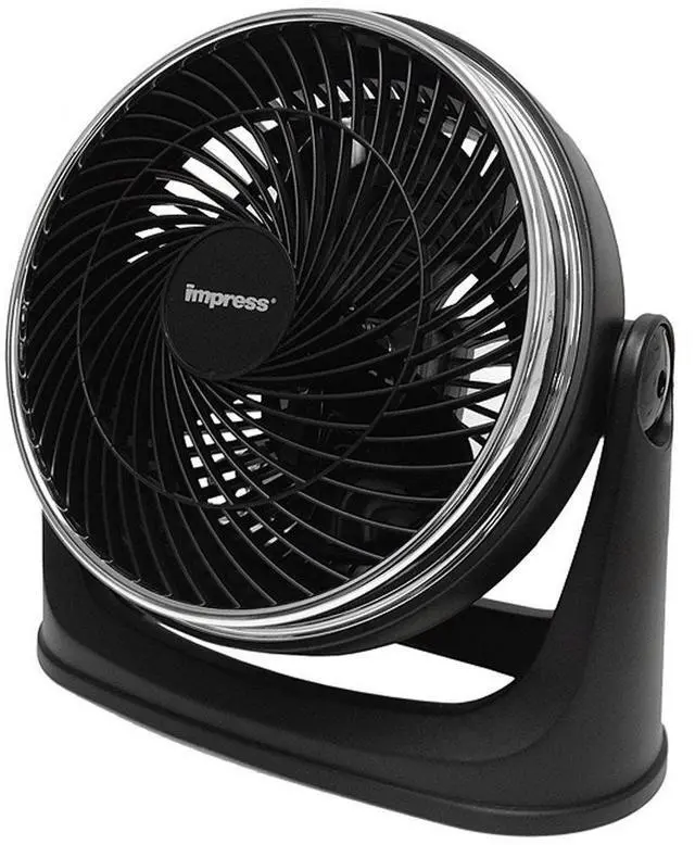 Alt view image 2 of 3 - IMPRESS 9" Black Ultra Velocity Fan (IM-718TC)