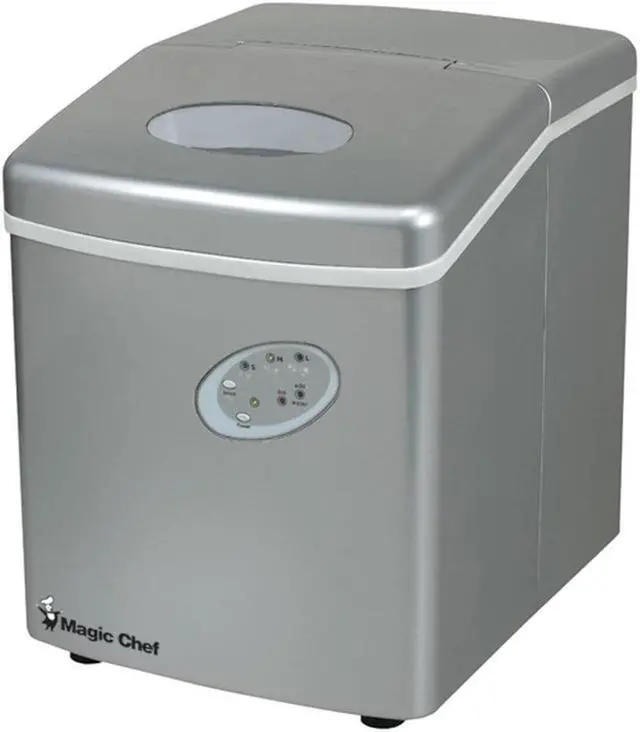 Alt view image 14 of 17 - MAGIC CHEF MCIM22TS 27-lb portable mini ice maker ,silver