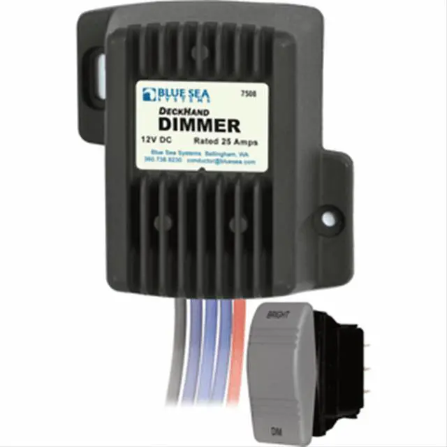 Main image of Blue Sea 7508 DeckHand Dimmer - 25 Amp/12V