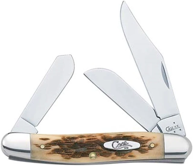 Alt view image 3 of 6 - Case 6347 SS Amber Stockman Knife