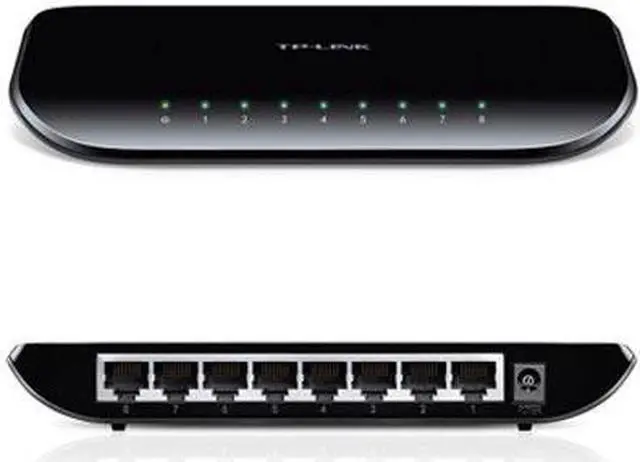 Alt view image 3 of 14 - TP Link DW2695 8-Port Gigabit Desktop Switch