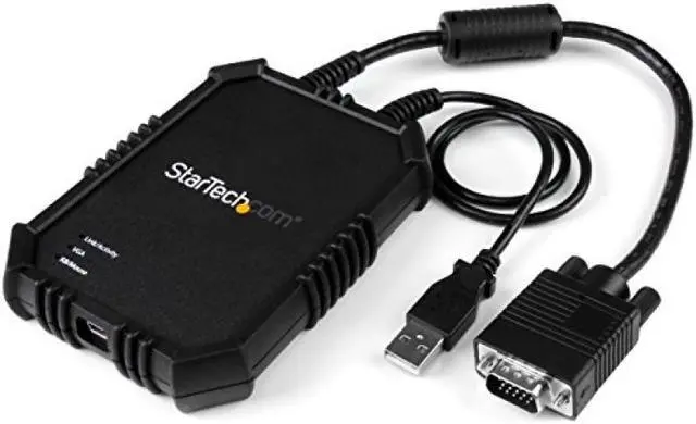 Main image of StarTech.com NOTECONS02X Laptop to Server KVM Console - Rugged USB Crash Cart Adapter with File Transfer and Video Capture