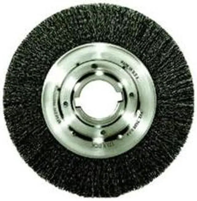 Alt view image 4 of 8 - WEILER 96030 Wire Wheel Wire Brush, Arbor, 10", 0.020 "