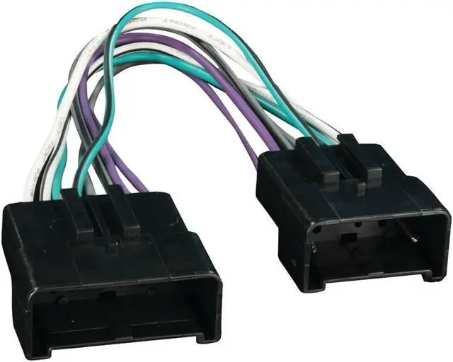 Alt view image 11 of 13 - Metra 70-5513 Amplifier Eliminator Plug Bypass System Wiring Harness for Select Ford Vehicles