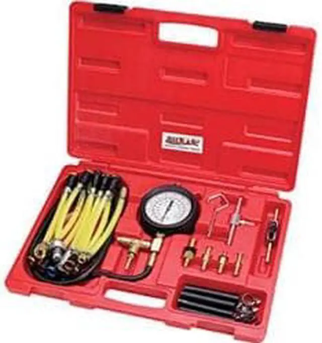 Alt view image 2 of 4 - S.U.R. & R. SRRFPT22 Deluxe Fuel Injection Pressure Tester Kit- 30 Pc