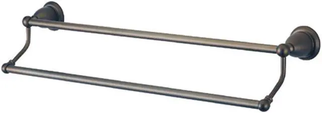 Main image of Kingston Brass BA175318ORB Heritage 18 in. Dual Towel Bar, Oil Rubbed Bronze