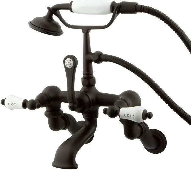 Alt view image 4 of 7 - Kingston Brass CC461T5 Clawfoot Tub Filler , Faucet, Oil Rubbed Bronze