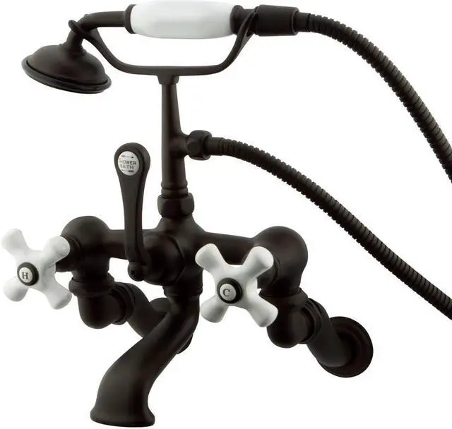 Alt view image 4 of 7 - Kingston Brass CC465T5 Clawfoot Tub Filler , Faucet, Oil Rubbed Bronze