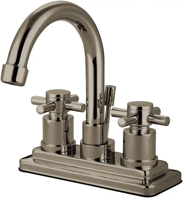 Alt view image 2 of 5 - Kingston Brass KS8668DX CONCORD Two Handle Centerset Lavatory Faucet with Brass