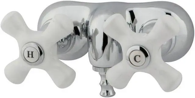 Alt view image 2 of 5 - Kingston Brass CC50T1 Vintage 3-3/8" Wall Mount Clawfoot Tub Filler