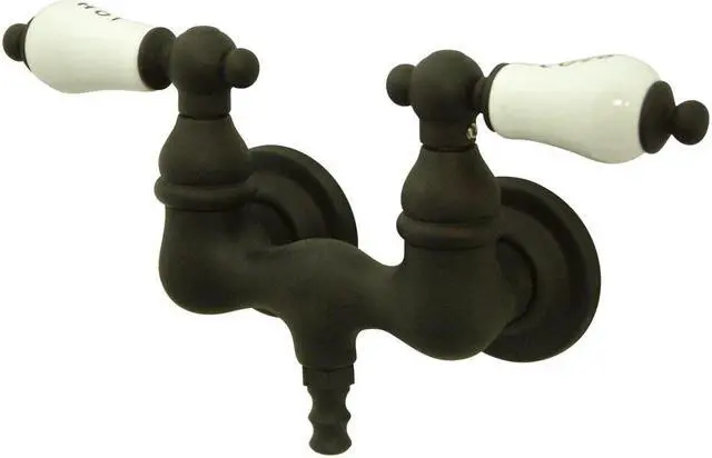 Main image of Kingston Brass CC33T5 Vintage 3-3/8" Wall Mount Clawfoot Tub Filler