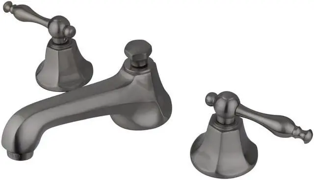Main image of Kingston Brass KS4468NL Naples Two Handle 8" to 16" Widespread Lavatory Faucet w