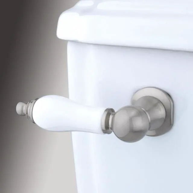 Main image of Kingston Brass KTPL8 Porcelain Tank Lever - Satin Nickel