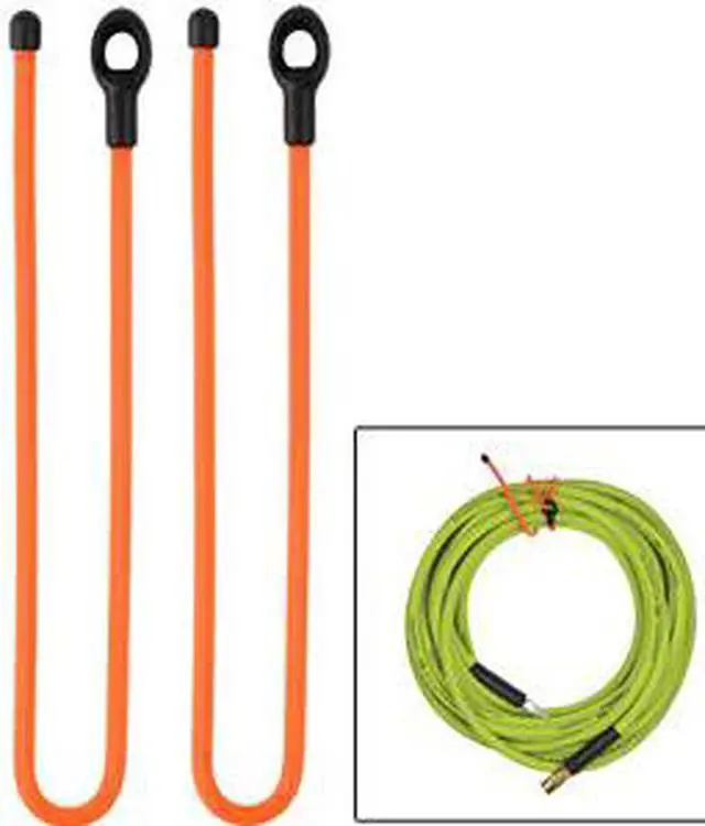 Alt view image 2 of 8 - NITE IZE GEAR TIE LOOPABLE TWIST TIE 24" ORANGE 2PK GLL24-31-2R6