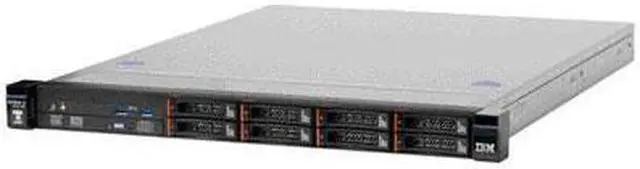 Alt view image 3 of 10 - IBM System x x3250 M5 5458ELU 1U Rack Server - 1 x Intel Xeon E3-1271 v3 3.60 GHz