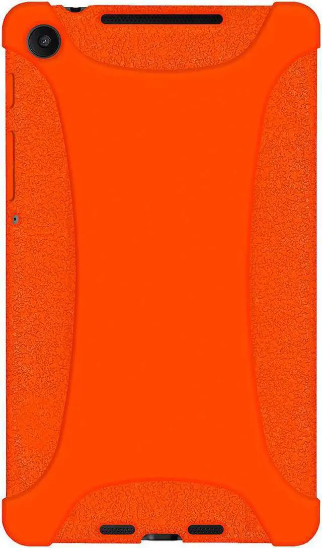 Alt view image 3 of 3 - AMZER SIILICONE JELLY SOFT SKIN FIT CASE COVER FOR ASUS NEW NEXUS 7/GOOGLE NEW NEXUS 7 - ORANGE