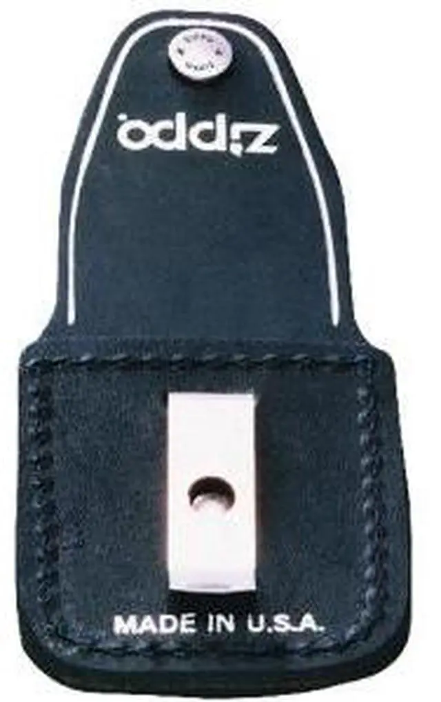 Alt view image 9 of 20 - Zippo ZO17060 Lighter Lighter Pouch Black Leather Attaches To Belt W/ Clip Thes