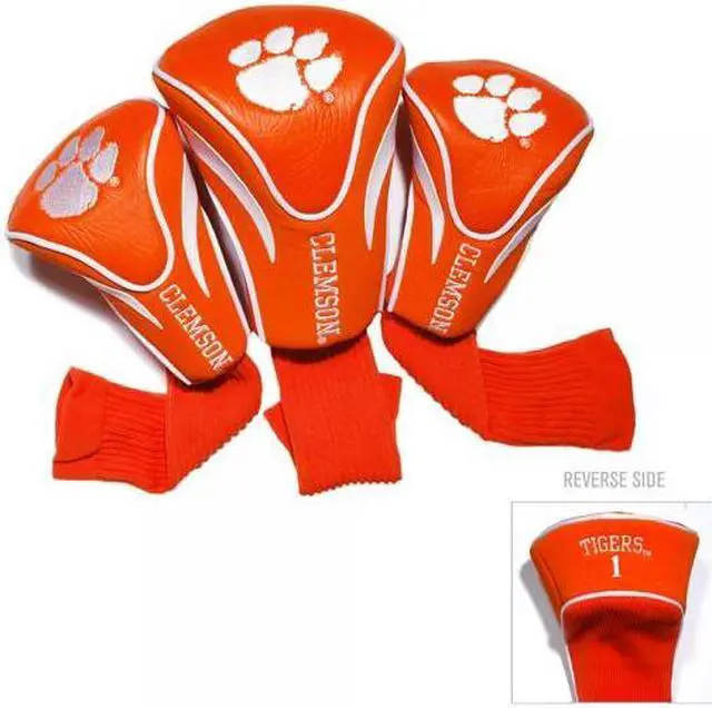 Alt view image 4 of 8 - Team Golf 3-Pack of Club Covers (CLEMSON) Headcover